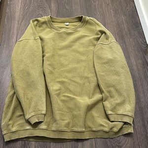 aerie ribbed sweatshirt